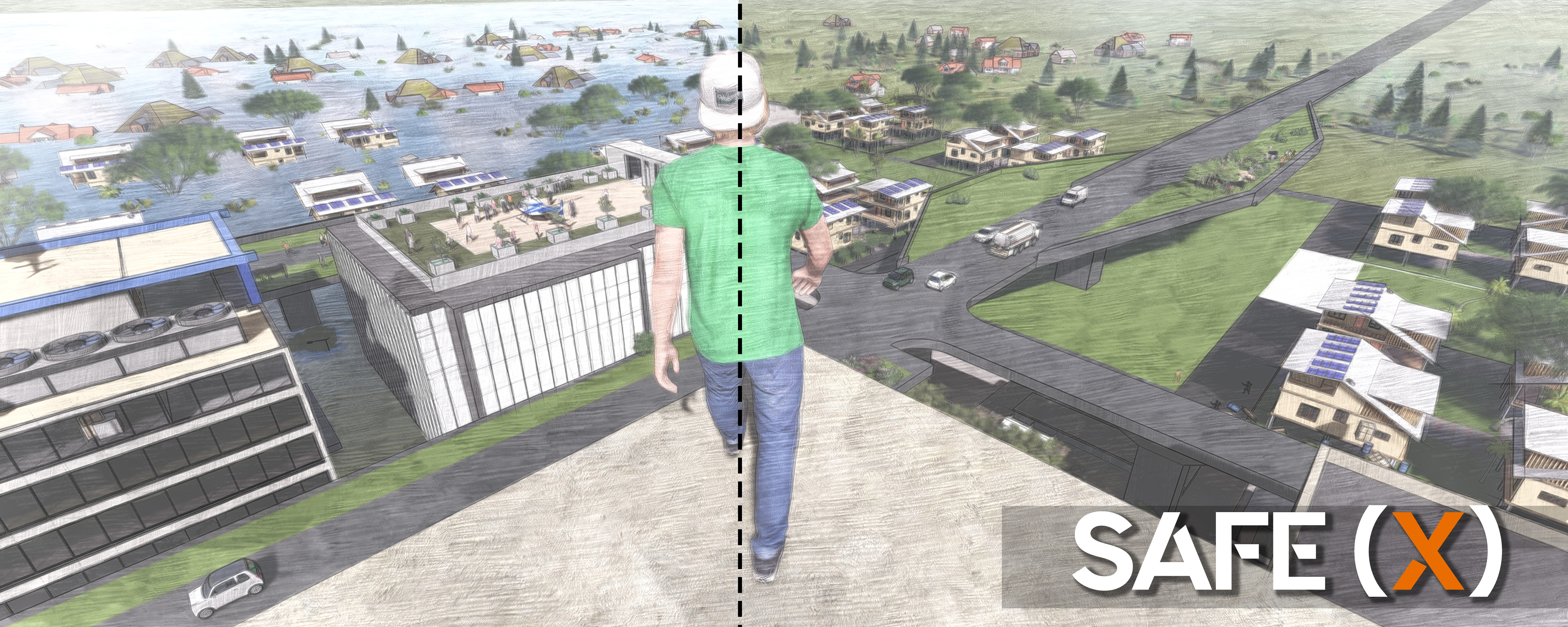 Safe (X): a scalable flood-resilient community housing model adaptable to any location